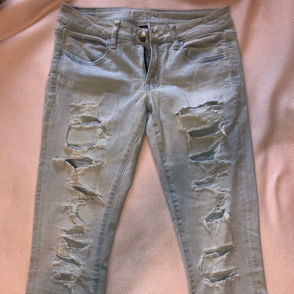 AMERICAN EAGLE LOW RISE JEGGINGS